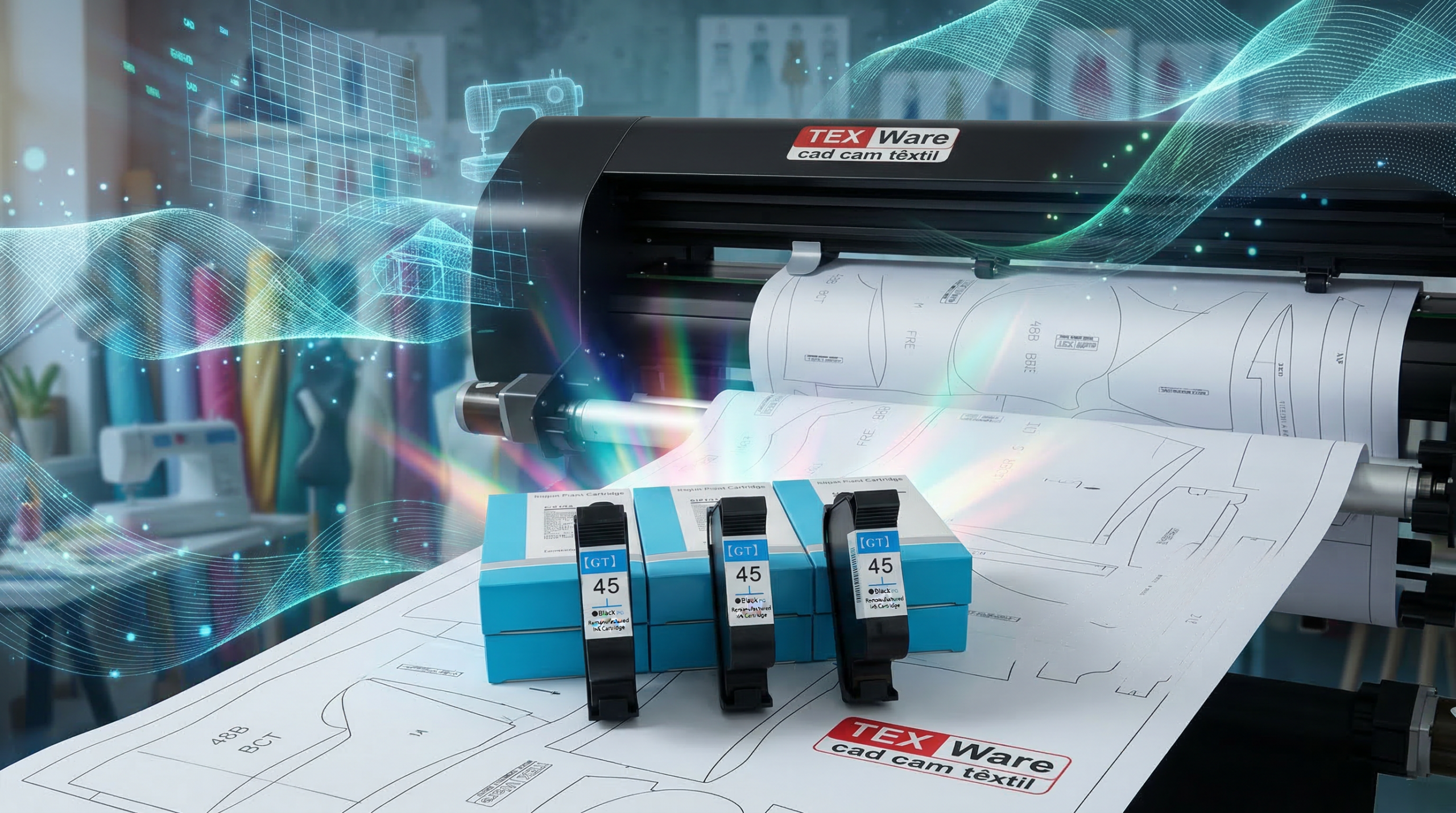 Firefly_quero esses cartucho em cima de um risco feito pela plotter texware, coloque efeitos 950789